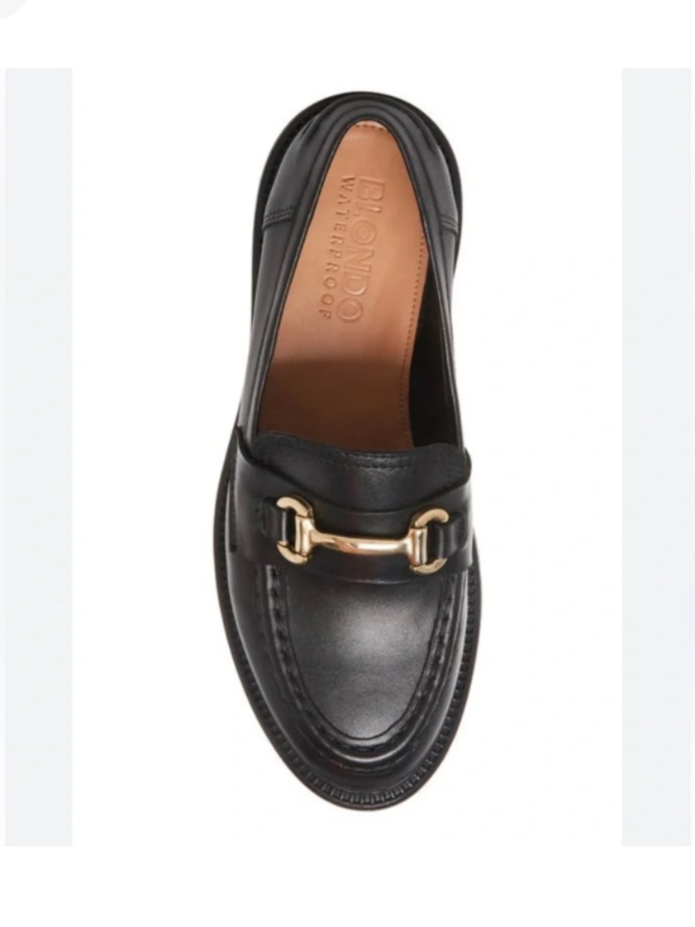 Like new Blondo Hire womens 9 genuine leather black penny loafers